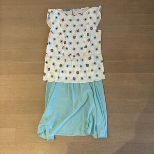 Vintage Prada Matching Skirt and Top Set